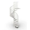 Matisere Escalier Colimaçon<Escalier colimaçon métal 14 marches - Hauteur à franchir 2.94 à 3.22m - Diamètre 120cm - Blanc - GAMIA120/BB-14