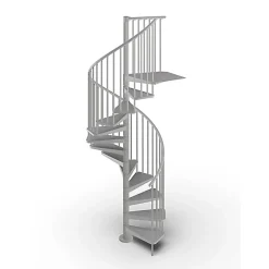 Matisere Escalier Colimaçon<Escalier colimaçon métal 15 marches - Hauteur à franchir 3.15 à 3.45m - Diamètre 120cm - Gris - GAMIA120/GG-15