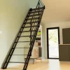 Alumin'home Escalier Droit<Escalier d'atelier droit Valencia 12 marches rampe en acier et marche en métal l.2.92 m