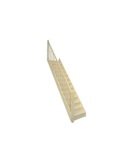 Woodup Escalier Droit<Escalier Droit Suchet 280 Cm Kit Recoupable Avec Contremarches H Sol Sol 280 Cm