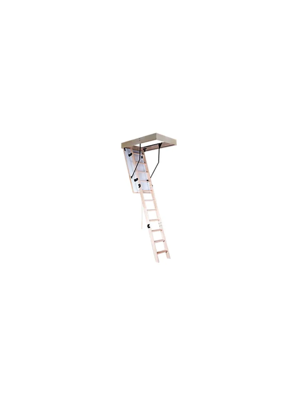 Woodup Escalier Mezzanine<Escalier Escamotable Bois Isolé Trappe 56 Mm, H Max 2m80 Caisson 120 X 70 Cm