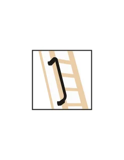 Woodup Escalier Escamotable Bois Isole 46 Mm Caisson 130 X 70 Cm- Escalier Mezzanine