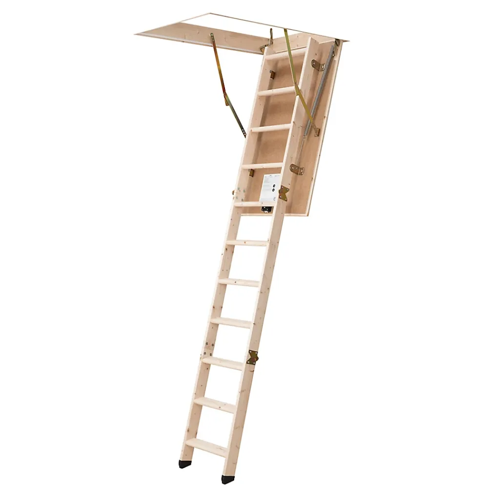 Escalier escamotable (échelle 3 plans 12 marches 120x60)- Escalier Escamotable