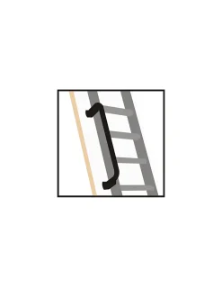 Woodup Escalier Mezzanine<Escalier Escamotable Echelle Bois Isole 36 Mm Caisson 140 X 70 Cm