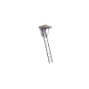 Woodup Escalier Escamotable Faible Encombrement Isolé 46 Mm Caisson 90 X 70 Cm- Escalier Mezzanine