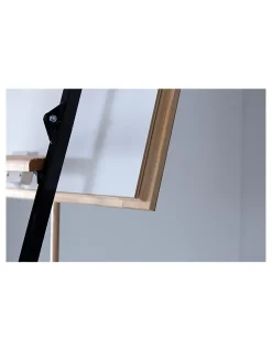 Woodup Escalier Escamotable Faible Encombrement Isolé 46 Mm Caisson 90 X 70 Cm- Escalier Mezzanine