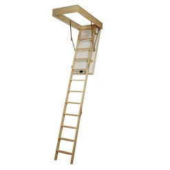 Mac Allister Escalier escamotable haute qualité isolation supérieure (échelle 3 plans 12 marches 120x60)- Escalier Escamotable