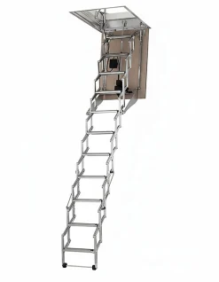 Matisere Escalier Escamotable<Escalier escamotable électrique - Trappe : 70x130cm - Hauteur max 3.00m - FGM70/130-300-C
