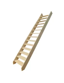 Woodup Escalier Gain De Place Aulac Kit Recoupable70 Sans Rampe H Sol Sol 280 Cm- Escalier Droit