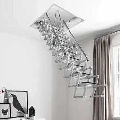 Matisere Escalier Grenier Electrique - Trappe 60x100cm - Hauteur 3.06 à 3.25m - ACI-THE325G/100X60- Escalier Escamotable