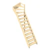 Woodup Escalier Quart Tournant Bavat Hetre 280 Cm Kit Recoupable Haut à Droite Sans Contremarche H Sol Sol 280 Cm- Escalier Quart Tournant