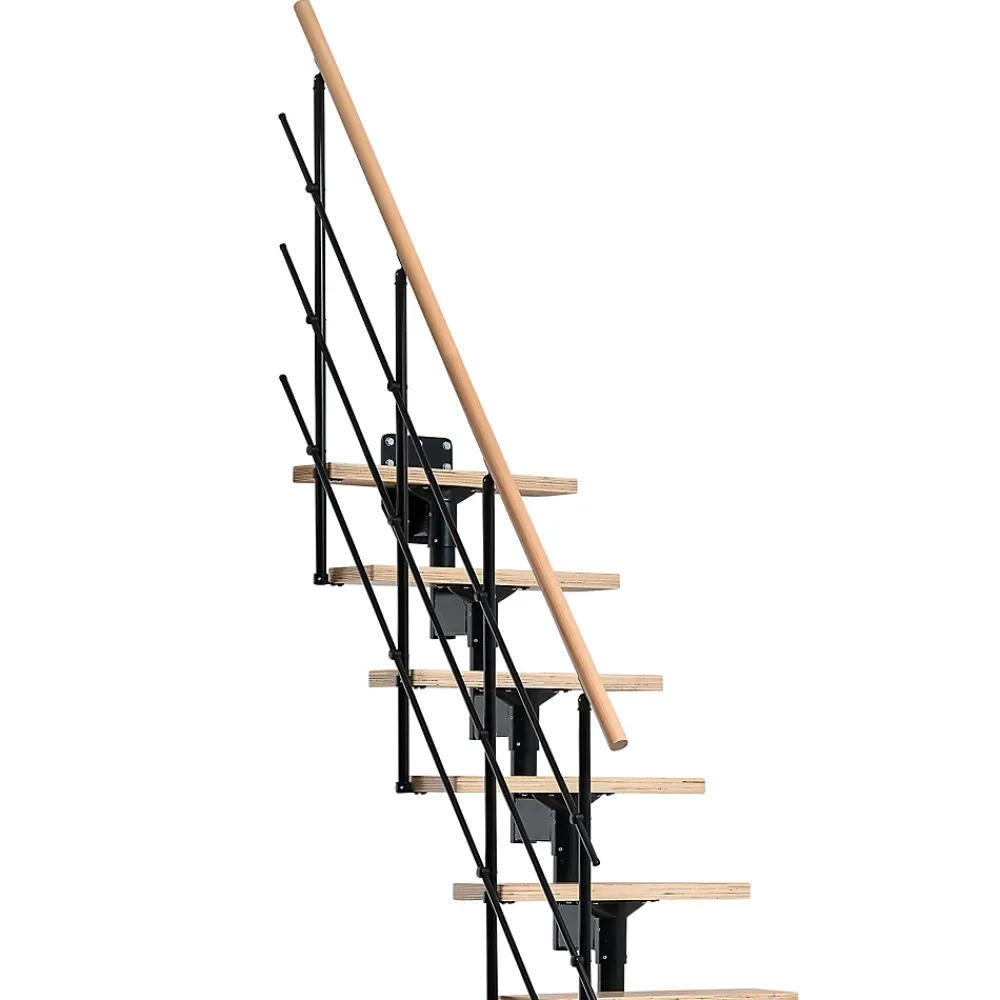 Escalier quart tournant modulaire Sogem hêtre Lyon- Escalier Quart Tournant