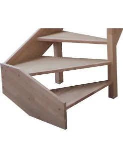 Woodup Escalier Quart Tournant<Escalier Quart Tournant Molede 280 Cm Kit Recoupable Bas à Gauche Sans Contremarche H Sol Sol 280 Cm