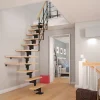 Escalier quart tournant modulaire Bogota hêtre 11 marches- Escalier Quart Tournant
