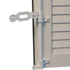 Tirard Volet Battant<Espagnolette, Kit complet, Blanc, Composite, pour Volet Battant, Ferrure de Volet