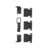 Afbat Espagnolette plate acier complète- Accesoire Pour Volet