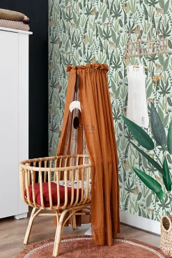 Estahome Papier Peint<papier peint singes de la jungle vert menthe et vert foncé - 53 cm x 10.05 m - 139073