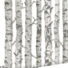 Estahome Papier Peint<papier peint troncs de bouleau gris chaud clair - 53 cm x 10.05 m - 138889