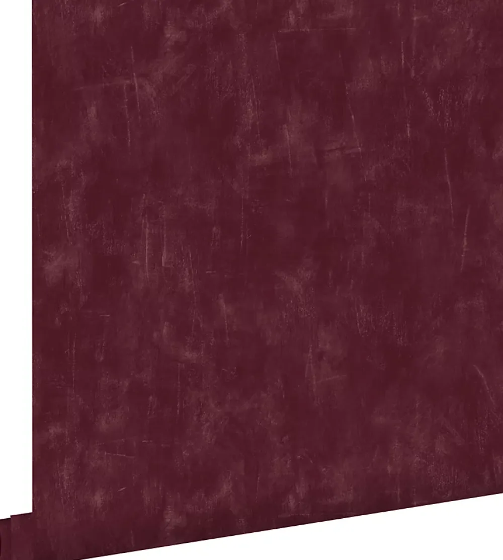 Estahome papier peint uni à effet pictural rouge bordeaux - 53 cm x 10.05 m - 148724- Papier Peint