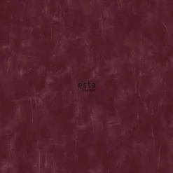 Estahome papier peint uni à effet pictural rouge bordeaux - 53 cm x 10.05 m - 148724- Papier Peint