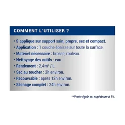 Ripolin Etanchéité avant carrelage intérieur mat 0,75L- Ragréage Et Primaire Pour Carrelage