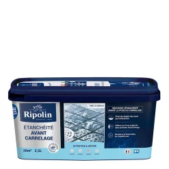 Ripolin Etanchéité avant carrelage intérieur mat 2,5L- Ragréage Et Primaire Pour Carrelage