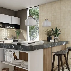 Les Carreaux De Jean  Faïence Pour Cuisine|Faïence Pour Salle De Bains<Faïence Effet Zellige Beige CHAOUEN 10x10 Cream - Les Carreaux de Jean