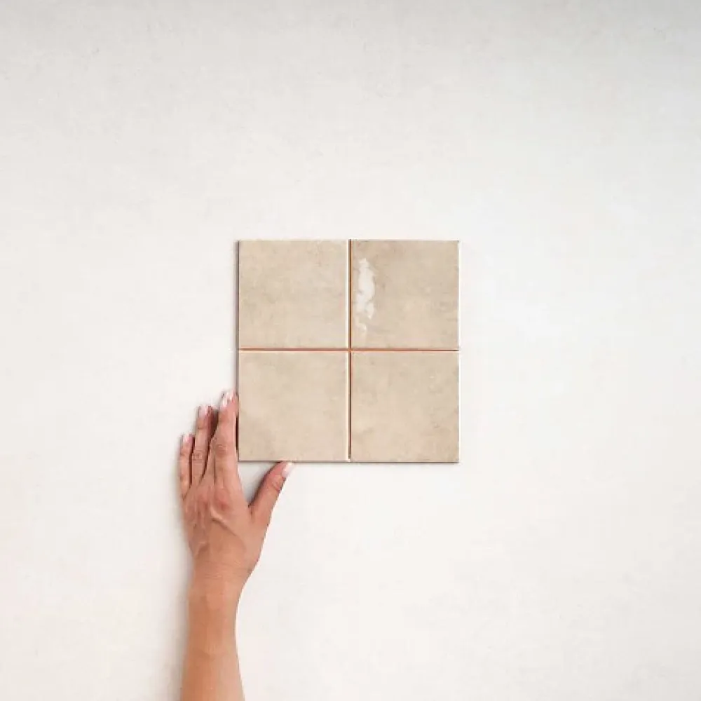 Les Carreaux De Jean Faïence Pour Cuisine|Faïence Pour Salle De Bains<Faïence Effet Zellige Beige CHAOUEN 10x10 Cream - Les Carreaux de Jean