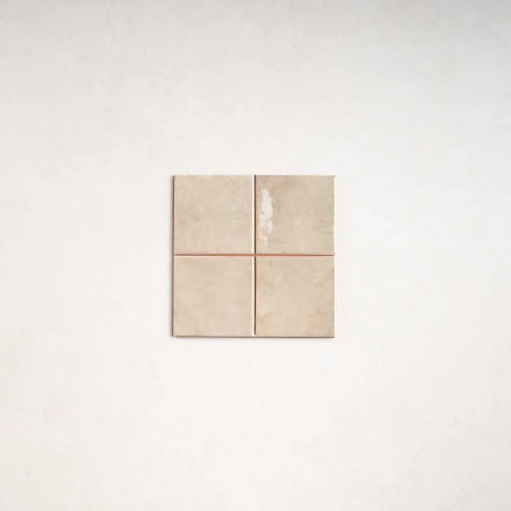 Les Carreaux De Jean Faïence Pour Cuisine|Faïence Pour Salle De Bains<Faïence Effet Zellige Beige CHAOUEN 10x10 Cream - Les Carreaux de Jean