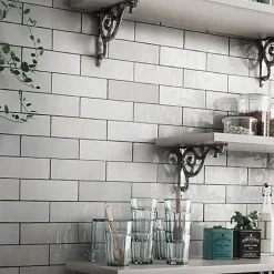 Gioia Materia Faïence Pour Cuisine<Faïence Effet Zellige Blanc ARTISAN 6.5x20 White - Les Carreaux de Jean