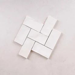 Les Carreaux De Jean  Faïence Pour Cuisine|Faïence Pour Pièce À Vivre<Faïence Effet Zellige Blanc FEZ Mat 6,2x12,5 White - Les Carreaux de Jean