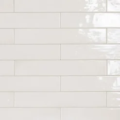 Gioia Materia Faïence Pour Cuisine|Faïence Pour Pièce À Vivre<Faïence Effet Zellige Blanc MANACOR 6,5x40 white - Les Carreaux de Jean