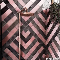 Gioia Materia Faïence Pour Douche|Faïence Pour Cuisine<Faïence Effet Zellige Rose ARTISAN 6.5x20 Rose - Les Carreaux de Jean