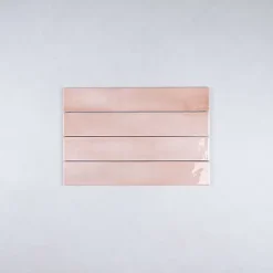Gioia Materia Faïence Pour Salle De Bains|Faïence Pour Douche<Faïence Effet Zellige Rose Clair MANACOR 6,5x40 blush pink - Les Carreaux de Jean