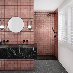 Reflex Boutique Faïence Pour Douche|Faïence Pour Cuisine<Faïence Effet Zellige Rouge CHAOUEN 10x10 Carmine - Les Carreaux de Jean