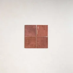 Reflex Boutique Faïence Pour Douche|Faïence Pour Cuisine<Faïence Effet Zellige Rouge CHAOUEN 10x10 Carmine - Les Carreaux de Jean