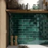 Gioia Materia Faïence Pour Cuisine<Faïence Effet Zellige Vert ARTISAN 6.5x20 Green - Les Carreaux de Jean