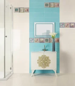 Cristacer Faïence Marta Blanc 60 x 20cm ( vendu par boite de 1,2 m² )- Faïence Unie|Faïence Pour Salle De Bains