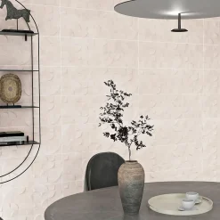 Baldocer Faïence murale à motifs géométriques effet béton blanc L.90 x l.30 cm x ép.10,5 mm, Asphalt- Carrelage Mural Effet Pierre|Faïence Effet Pierre