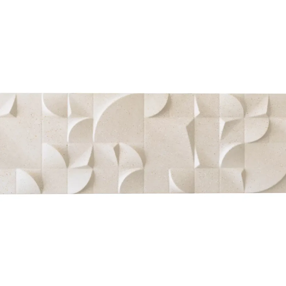 Baldocer Faïence murale à motifs géométriques effet béton blanc L.90 x l.30 cm x ép.10,5 mm, Asphalt- Carrelage Mural Effet Pierre|Faïence Effet Pierre