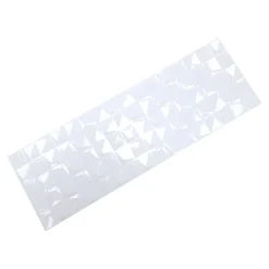 GoodHome Faïence murale blanc brillant avec relief L.60 x l.20 cm x ép.8,3 mm, Plain- Faïence Unie|Faïence Pour Douche