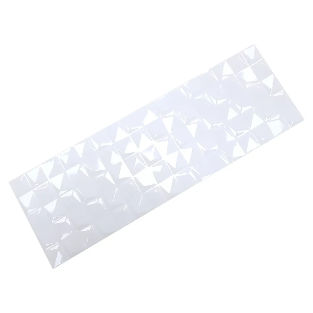 GoodHome Faïence murale blanc brillant avec relief L.60 x l.20 cm x ép.8,3 mm, Plain- Faïence Unie|Faïence Pour Douche