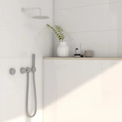 GoodHome Faïence Unie|Faïence Pour Douche<Faïence murale blanc brillant L.90 x l.30 cm x ép.8,7 mm, Aragone