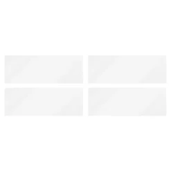 GoodHome Faïence Unie|Faïence Pour Douche<Faïence murale blanc brillant L.90 x l.30 cm x ép.8,7 mm, Aragone