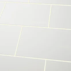 Carrelage Mural Uni|Carrelage Mural Pour Douche<Faïence murale blanc brillant L.40 x l.25 cm x ép.8,3 mm, Alexandrina