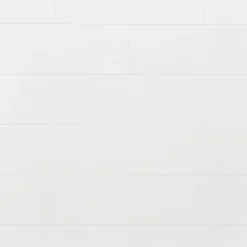 GoodHome Faïence murale blanc brillant lisse L.60 x l.20 cm x ép.8,3 mm, Plain- Carrelage Mural Uni|Carrelage Mural Pour Douche