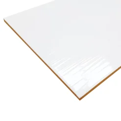 GoodHome Faïence murale blanc texturé L.40 x l.25 cm x ép.8,3 mm, Alexandrina- Carrelage Mural Pour Salle De Bains|Faïence Unie