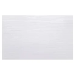 GoodHome Carrelage Mural Pour Douche|Faïence Unie<Faïence murale décor relief linéaire blanc L.40 x l.25 cm x ép.8,3 mm, Alexandrina