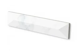 Faïence Pour Douche|Faïence Effet Marbre<Faïence murale décor relief pyramide effet marbre calacatta blanc mat L.30 x l.7 cm x ép.8,4 mm, Minerra