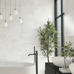 Baldocer Faïence Effet Béton|Faïence Pour Douche<Faïence murale effet béton gris clair mat L.90 x l.30 cm x ép.10,5 mm, Unik